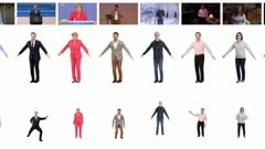 AHOY input videos and reconstructed animatable humans